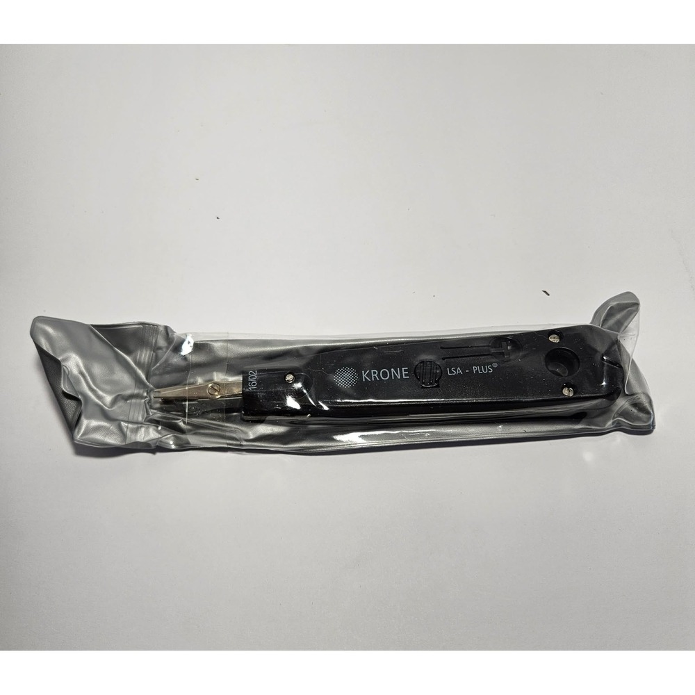 Krone LSA-PLUS Punch Down Tool with Sensor Networking Insertion Tool Black
